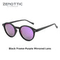 ZENOTTIC (S Size) Retro Circular Polarized Sunglasses 2026 Men Women Vintage Small Round Sun Glasses UV400 Goggles Shades