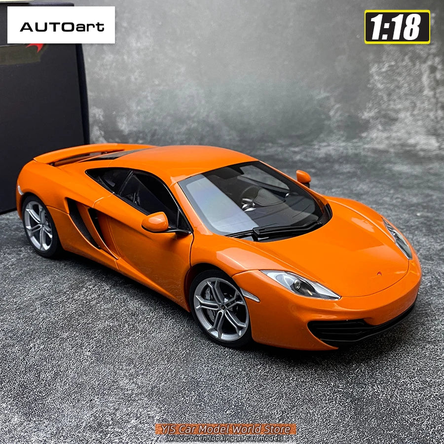 AUTOART Diecast car model 1/18McLaren MP4-12C Static display car models  Collect festival gifts
