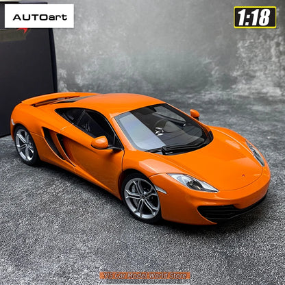 AUTOART Diecast car model 1/18McLaren MP4-12C Static display car models  Collect festival gifts