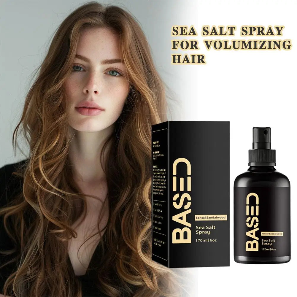 Sea Salt Hair Spray for Men Women Long-Lasting Texturizing Volume Booster with Fluffy Wave Styling Powder Beachy Matte Finish