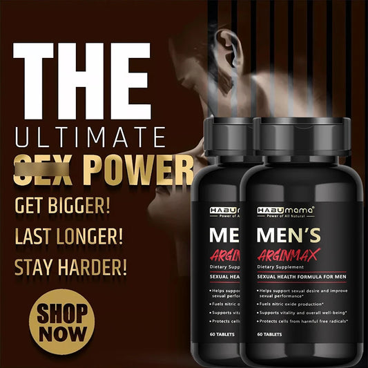 L-Arginine Male Enhancing Supplement for Performance, Endurance and Muscle, Strength and Endurance, Non-GMO, 60 Tablets