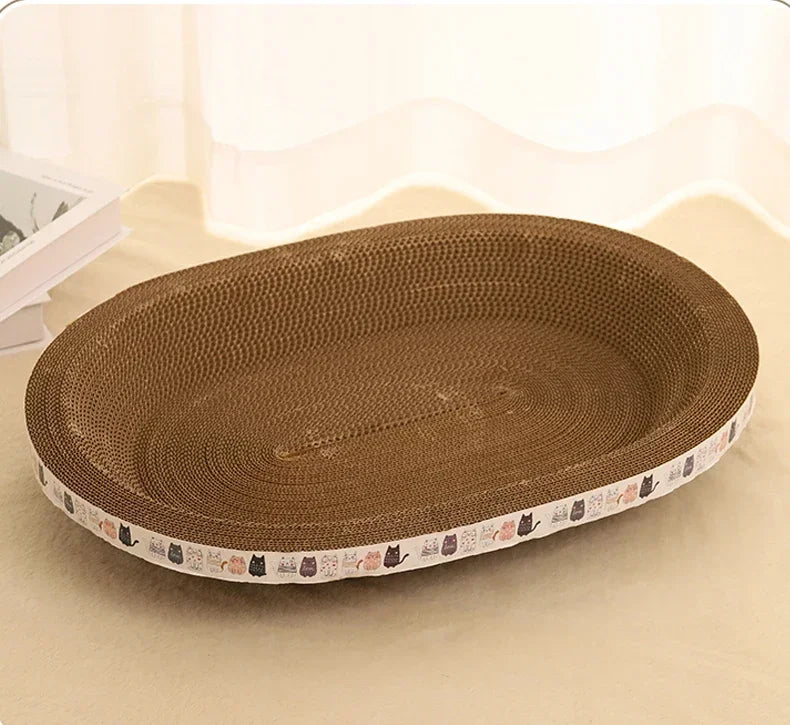 Cat Interactive Toy Rascador Para Gatos Cat Scratching Board Cat Scratcher Corrugated Cardboard Claw Grinding Cat Bed Nest