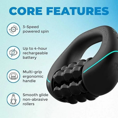 Electirc Massage Roller Rechargeable 3-Speed Massager  Percussive Therapy for Whole Body Relief Deep Tissue & Muscle Recovery