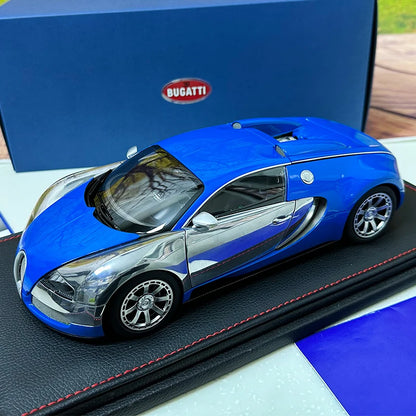 AUTOART 1:18 Bugatti  Veyron Sports car alloy car model plated interphase  Personal collection gift Compan