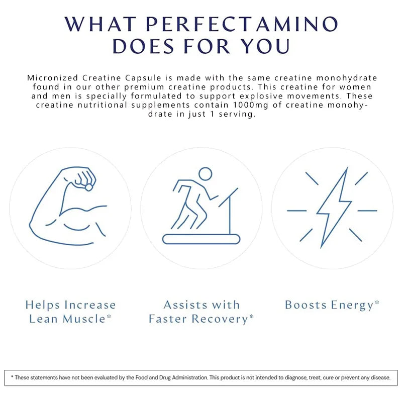 Micronized Creatine - Suitable for Muscle, Strength, Energy, and Recovery, Improve Athletic Performance