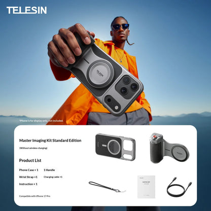 Telesin is suitable for iPhone 17 Pro/Max Master Mobile Imaging Photography Set