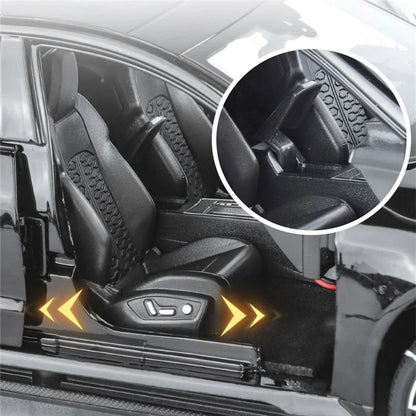 Key Remote Control Version 1:18 AUDI RS7 Alloy Sports Car Model Diecast Metal Racing Vehicle Car Model Sound Light Toy Gift
