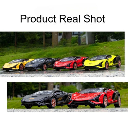 BYD YANGWANG U9 1:24 Cars Miniature Models Toys Wheel Shock Absorption Light Music Supercar