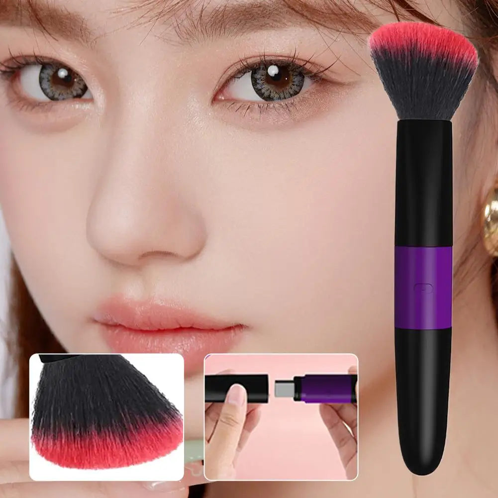 Electric Makeup Brush Foundation Make-up Mixing Brush Massage Vibrating Powder Powder Blusher Facial Makeup Brush Beauty Tools