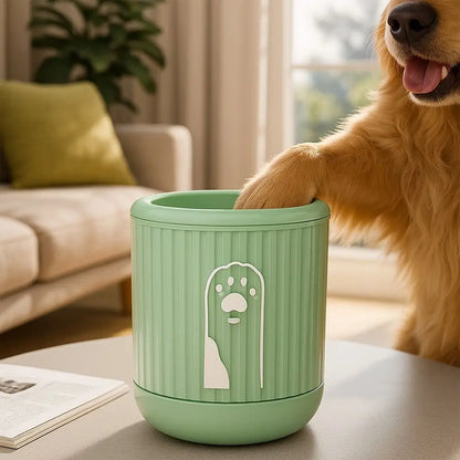 Automatic Pet Foot-washing Cup Detachable Soft Dog Foot Cleaning Cup Portable Quick Wash Paw Cleaner Device Paw Maintenance