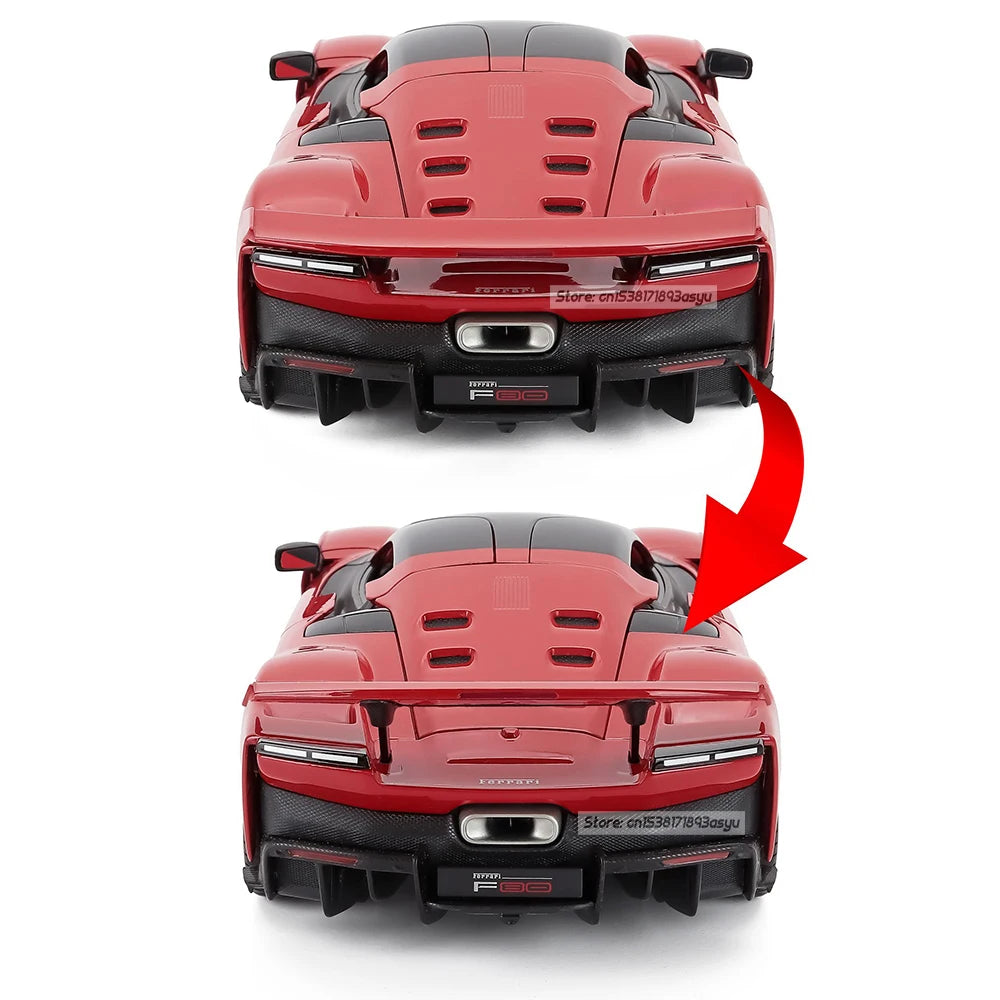 Bburago 1:18 2004 Ferrari F80 Alloy Car Model Vehicle Toy Collection Gift Multiple Exquisite interior die-casting toys