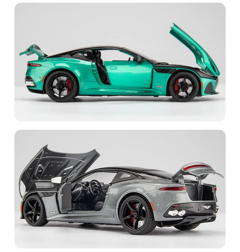 Aston Martin DBS Superleggera 1:24 Alloy Sports Car Diecasts & Toy Vehicles Metal Car Model Simulation Collection Toys Gift