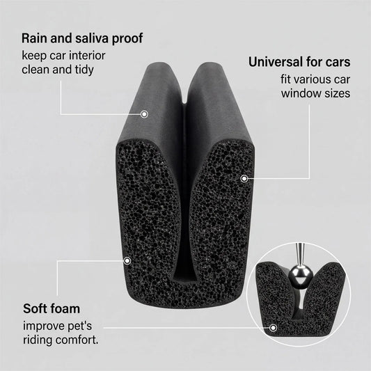 Dog Car Window Chin Rest Pillow Headrest Hanger for Small Medium Dogs Travel Support
