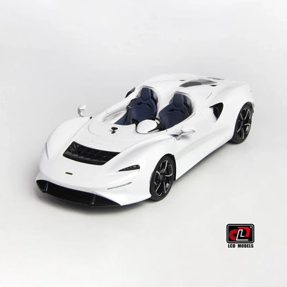 LCD Diecast car model 1:18 McLaren ELVA car model metal static display collection
