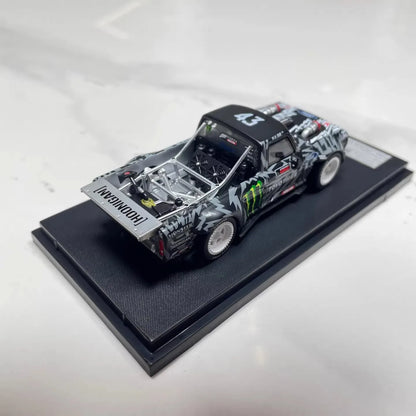 SW 1:64 Mustang Hoonicorn F-150 Monster Energy Tianmen Mountain High Detail Diecast Alloy Car Model Display Collect Perfect Gift