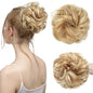 Synthetic Messy Hair Bun Extensions Big Curly Elastic Hair Scrunchies Hairpieces Chignon Donut Updo Hair Pieces for Women