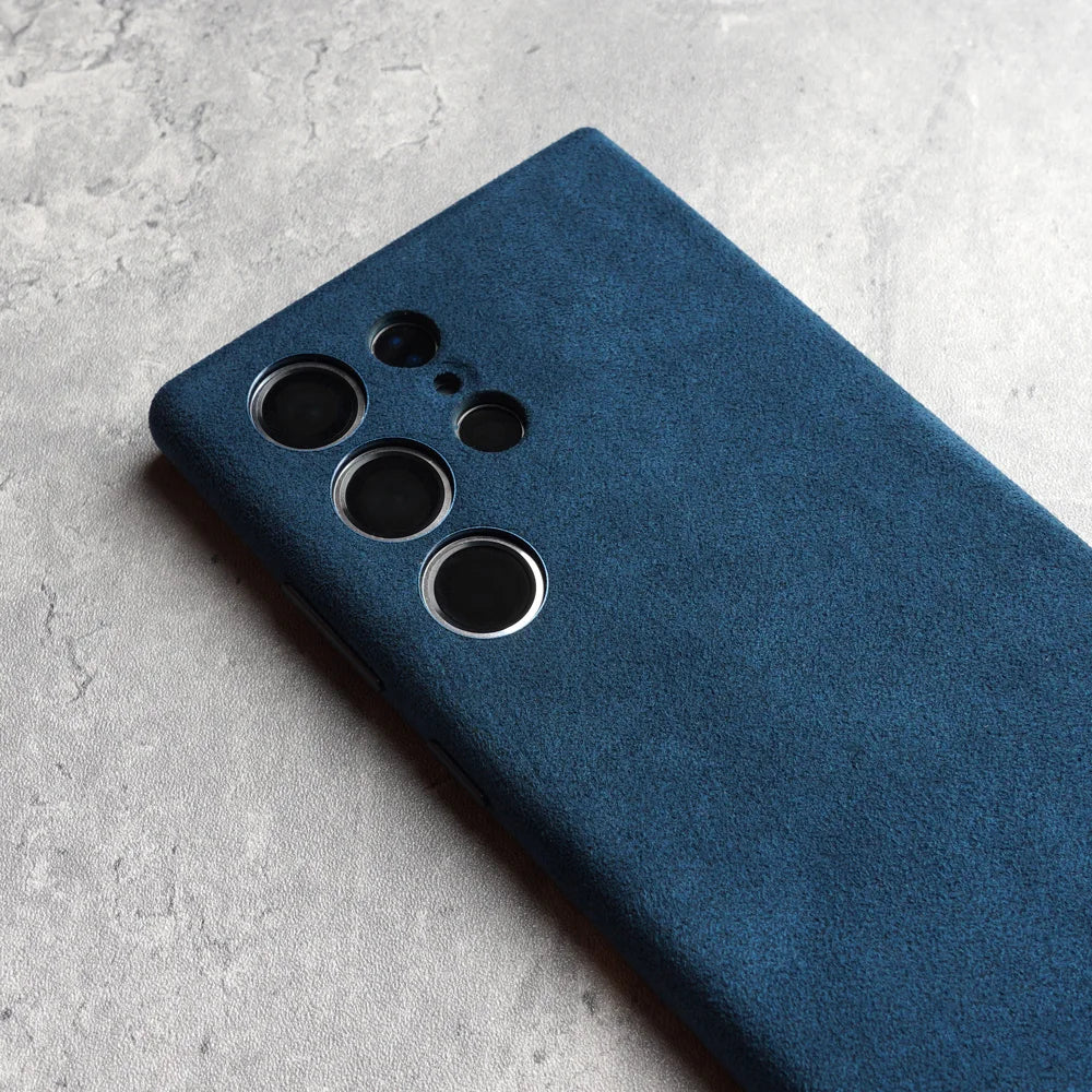 Magnetic ALCANTARA Case for Samsung Galaxy S25 S24 Ultra 5G Luxury Business Supercar Same Luxury Suede Leather Phone Cases