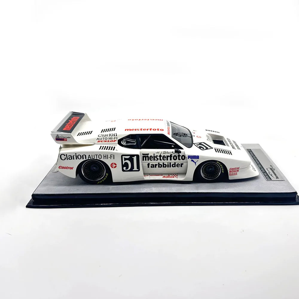 M1 Turbo DRM Salzburgring Winner 1981 #51 1/18 Scale Resin Model Car Birthday Collection Gift Toy Scene Matching