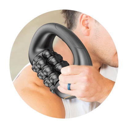 Massage Roller Gun Deep Tissue Percussion Muscle Massager Electric Rechargeable Muscle Repair PainRelief for Neck Shoulder Waist