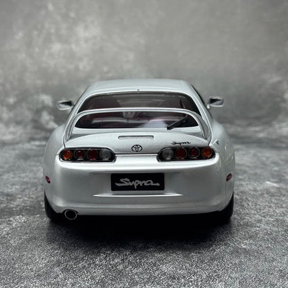WHELART Diecast model 1/18  Ty SUPRA A80 Metal Car model Static display collection holiday gifts