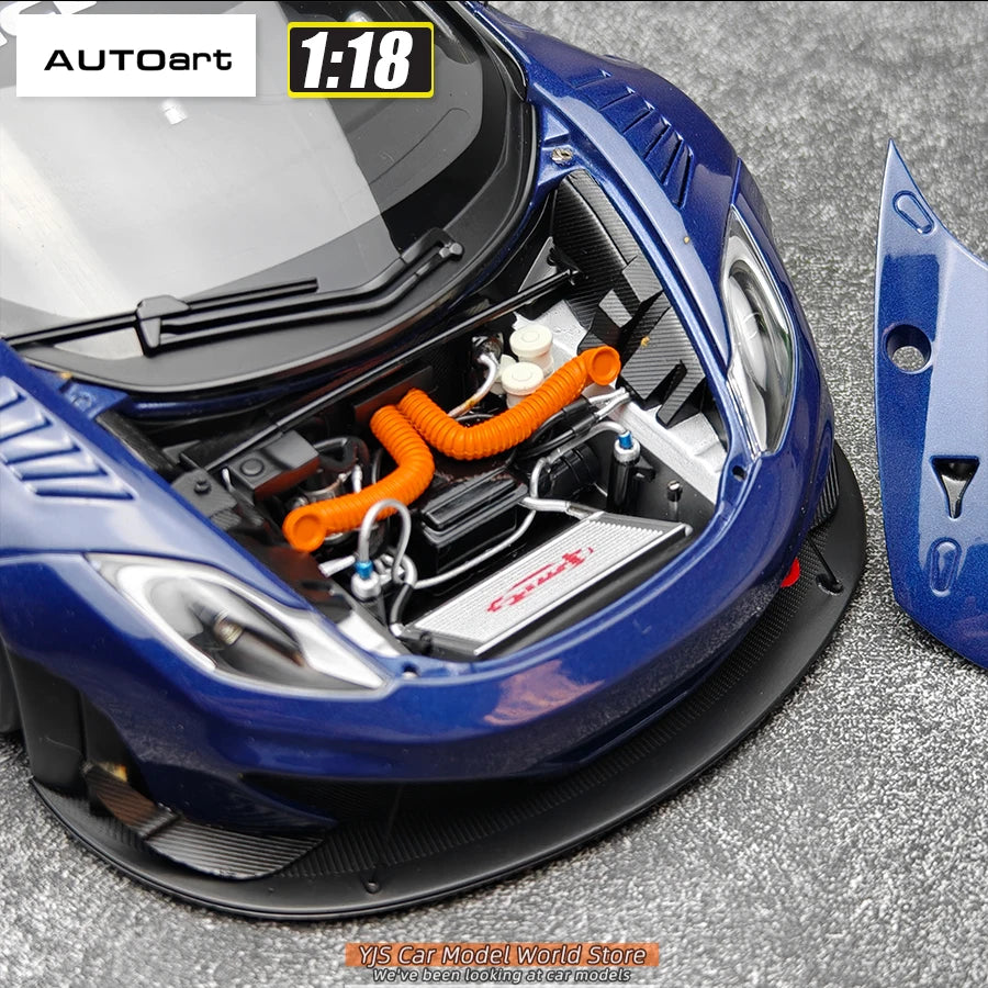 AUTOART Diecast car model 1/18McLaren MP4-12C Static display car models  Collect festival gifts