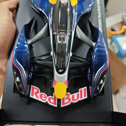 Diecast 1/18 Scale Gean Turismo Red Bull X2014 Alloy Car Model Toys for Boys Supercar