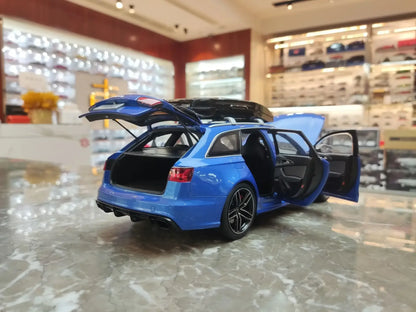 1/18 AUDIRS RS6 RS 6 Avant C7 WELL Diecast Model Toy Cars Boys Girls Gifts