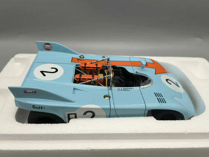 Autoart 1:18 908 NURBURGRING 1971 #2 Simulation Limited Edition Alloy Metal Static Car Model Toy Gift