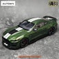 AUTOART New 1/18 scale Ford Mustang Shelby GT500 WHITE SILVER  Sports car model Static display Collection Holiday gift 73097