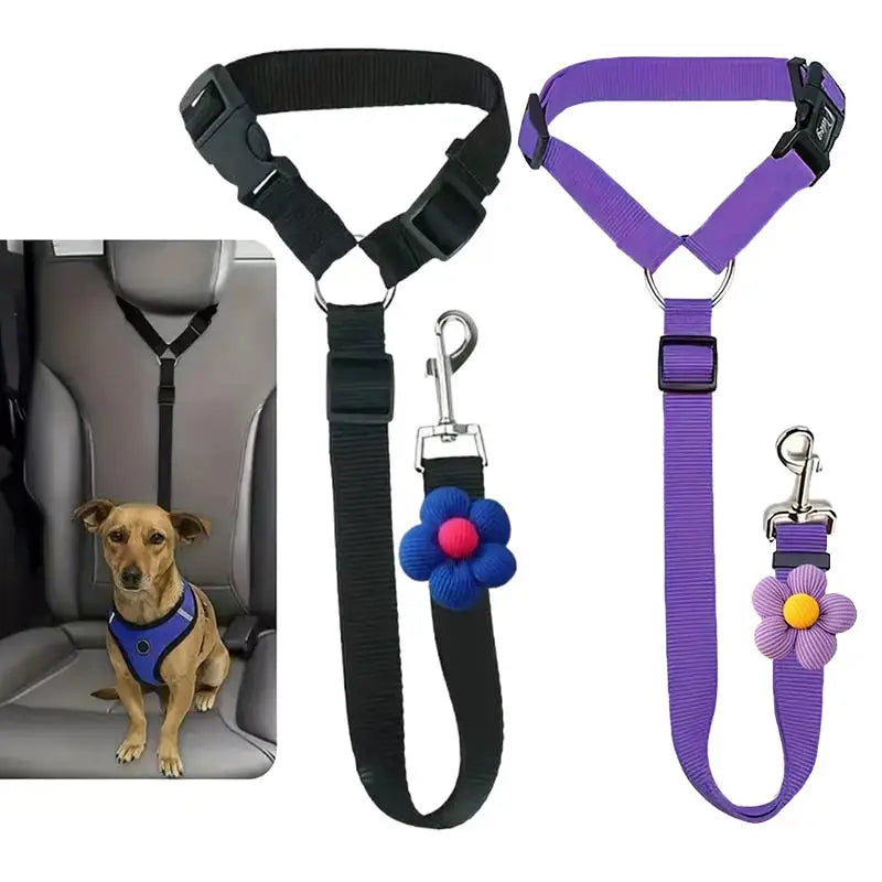 Dog Seat Belt for Vehicle Secure, Pet Car Tether Safety Leash for Dogs In Vehicles, Dog Seatbelt Tether,  Christmas Gift