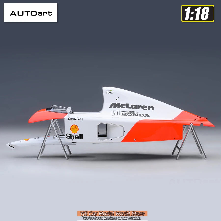 AUTOART New 1/18  Honda MP4/6 1991 #1 (with McLaren logo)  Car model  Send to a friend  Personal collection Static ornament