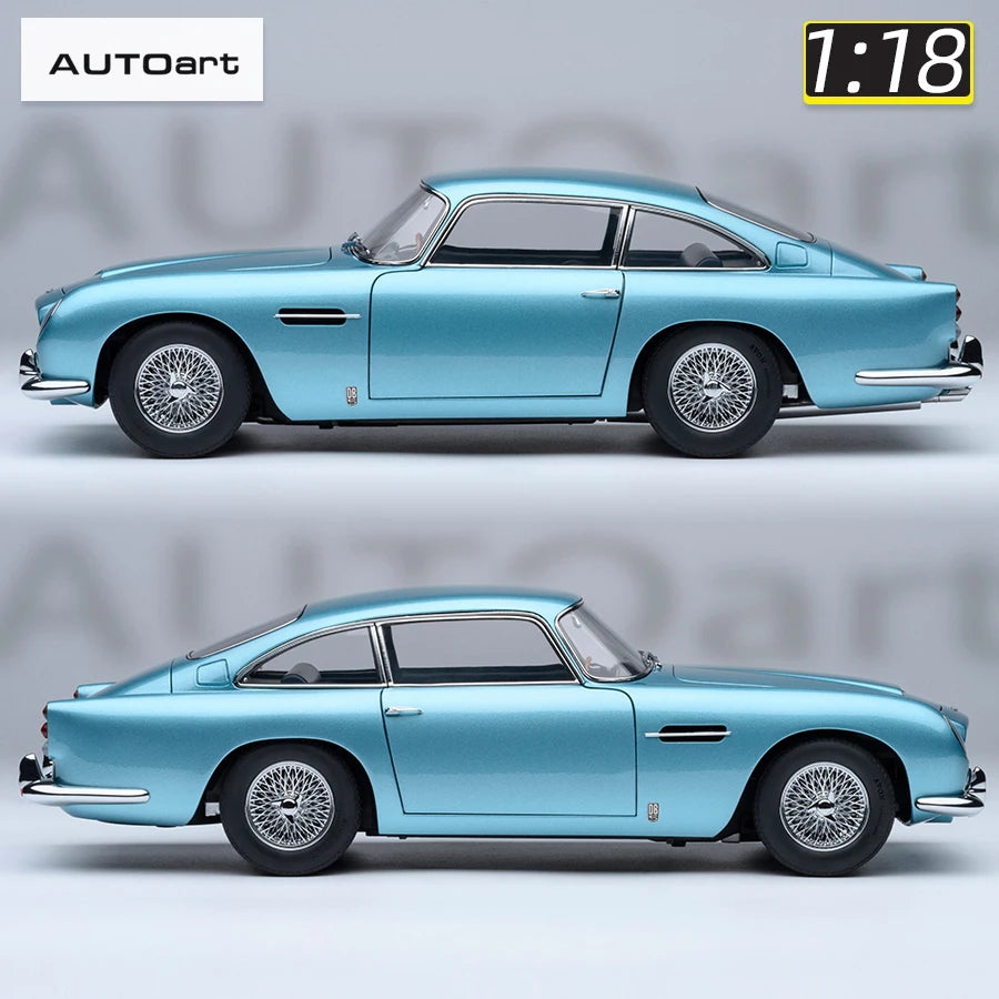 Autoart 1/18 ASTON MARTIN DB5  ABS 007/Goldfinger Bond , door full open sports car model static decoration collection