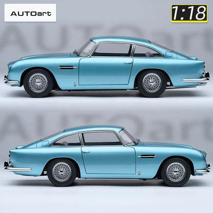 Autoart 1/18 ASTON MARTIN DB5  ABS 007/Goldfinger Bond , door full open sports car model static decoration collection