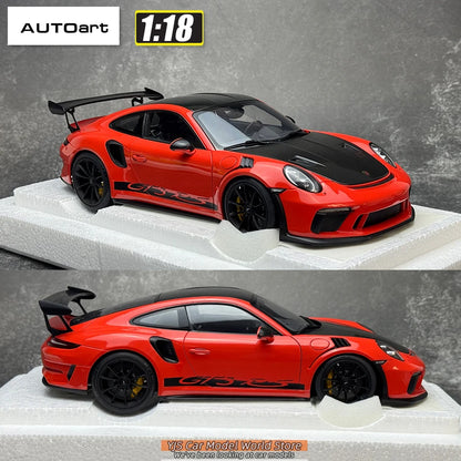 AUTOART 1/18 Porsche 911 (991.2) GT3 RS Weissach Package Car model  Send to a friend  Personal collection Static ornament