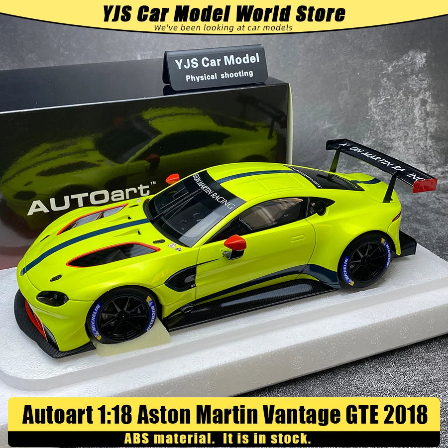 AUTOart 1/18 SCALE Aston Martin Vantage GTE Le Mans Pro 2018 Car model Static collection Furniture for display