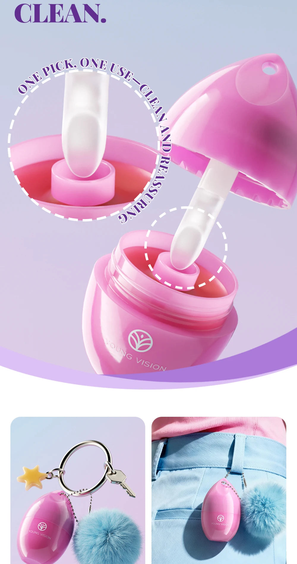 5-Color Lip Mask - Cherry & Strawberry Scented Jelly, Moisturizing Lip Care, Repair & Fade Lip Lines, For Lipitis Relief