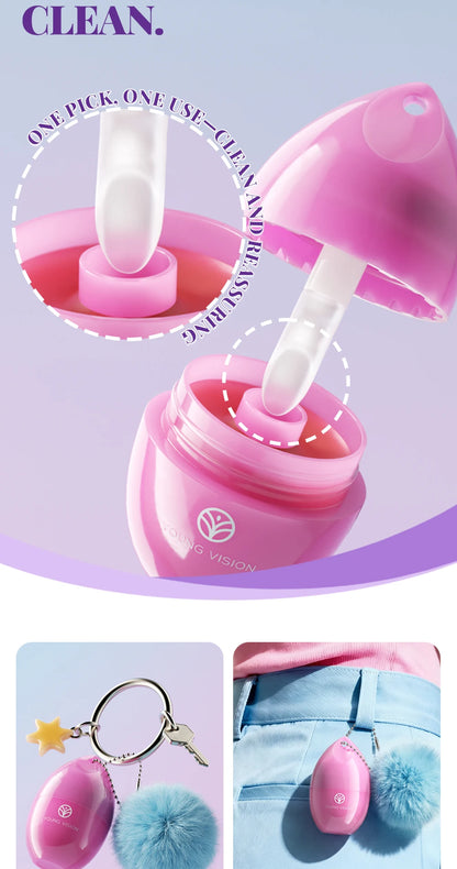 5-Color Lip Mask - Cherry & Strawberry Scented Jelly, Moisturizing Lip Care, Repair & Fade Lip Lines, For Lipitis Relief