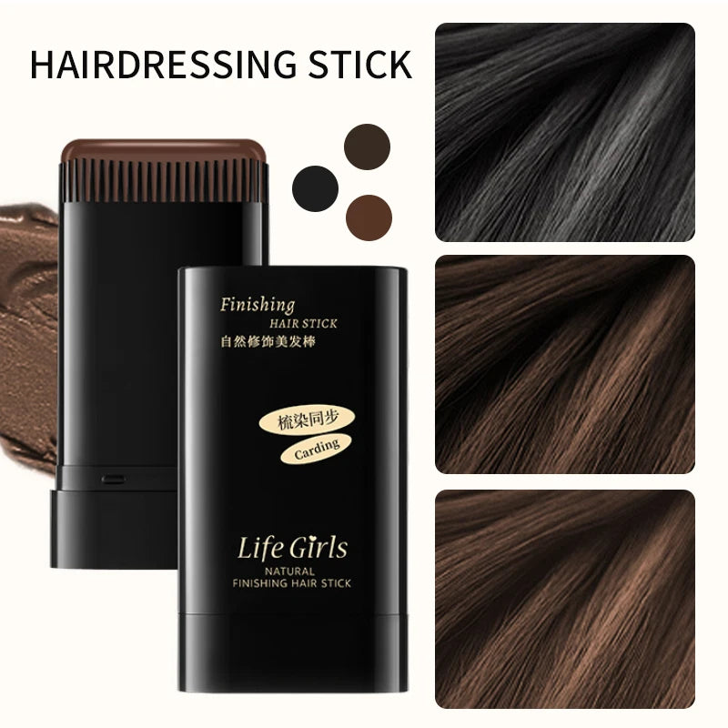 Life Girls Reabal with Hair Comb Coloring Gray Hair, Covering, Natural Glossy, Convenient to Carry, Convenient to Color on Comb, Dye Hair, Covering Your Outside, Convenient to Carry When Covering Ornaments