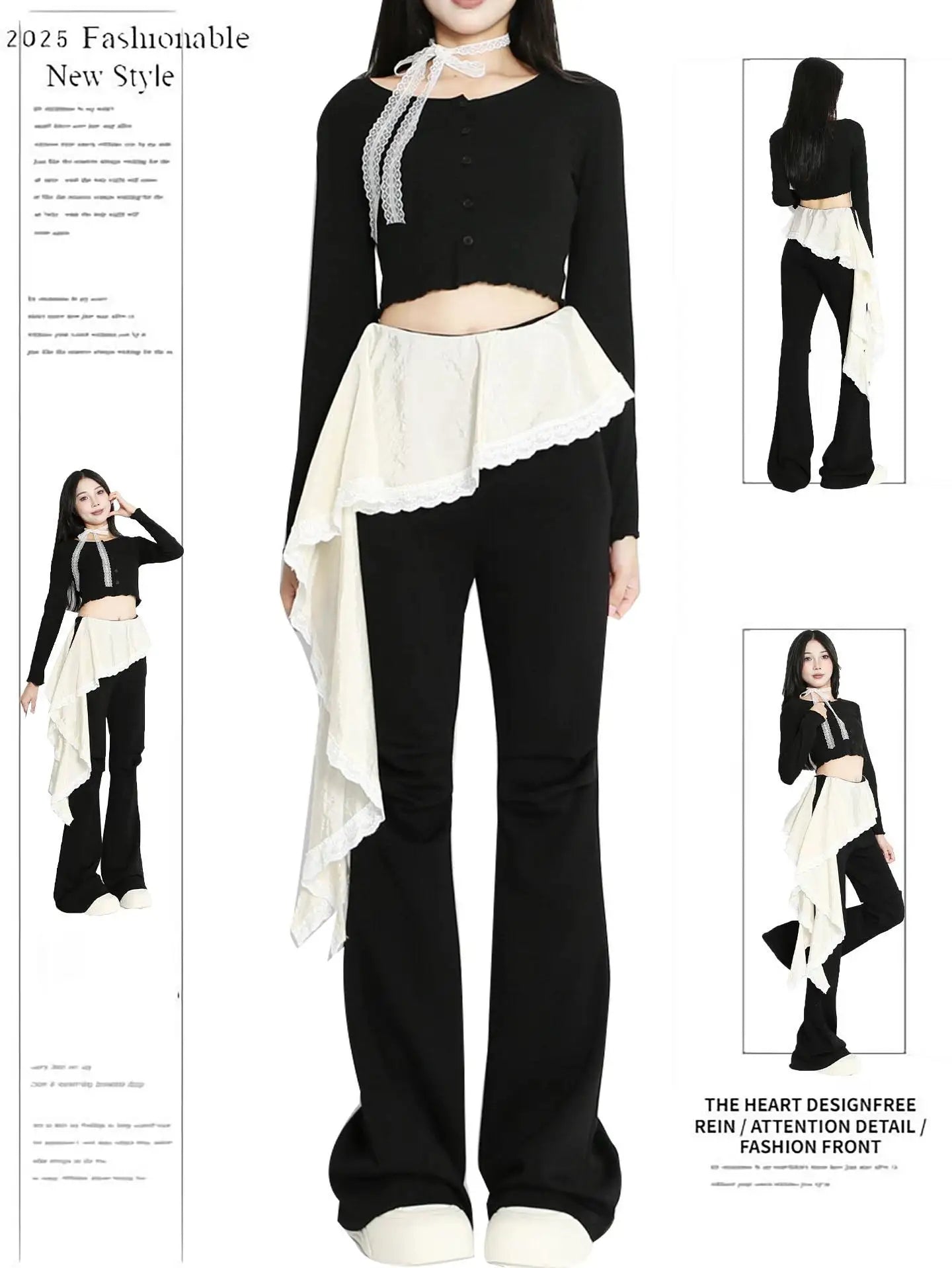 Fashion Y2K Baggy Pants Women's Cartoon Embroidery Loose Wide Leg Jeans Streetwear Aesthetic Casual Trousers