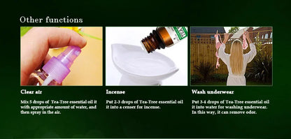 ARTISCARE pure tea tree essential oil 10mL blackhead Oil-control massage oil skin care cosmetics