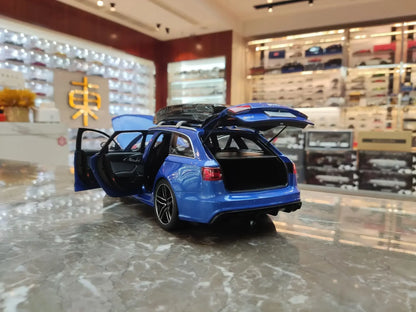 1/18 AUDIRS RS6 RS 6 Avant C7 WELL Diecast Model Toy Cars Boys Girls Gifts