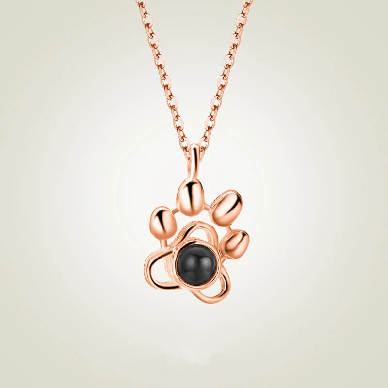 Love Heart Necklace 100 Languages I Love You Projection Pendant Jewelry For Mom Girlfriend Birthday Christmas Romantic Gifts