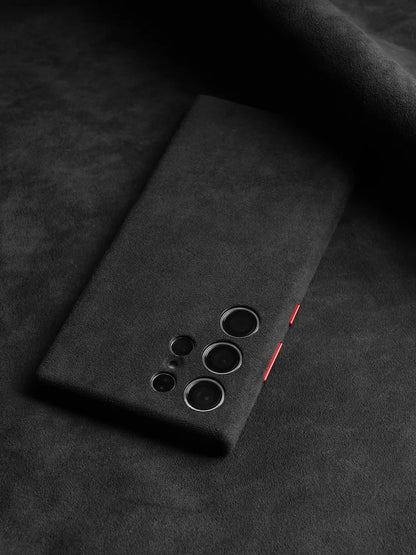 Magnetic ALCANTARA Case for Samsung Galaxy S25 S24 Ultra 5G Luxury Business Supercar Same Luxury Suede Leather Phone Cases