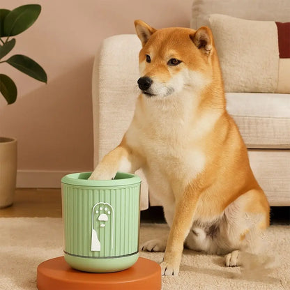 Automatic Pet Foot-washing Cup Soft Quick Wash Dog Foot Cleaning Cup Portable Detachable Paw Cleaner Cup For Cats and Dogs
