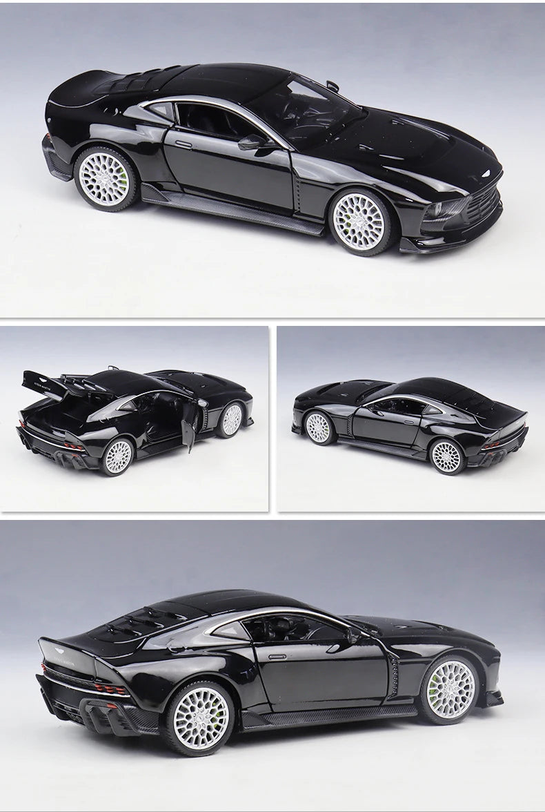 WELLY 1:24 Aston Martin Valour Supercar Alloy Car Diecasts & Toy Vehicles Car Model Miniature Scale Model Car Toy For Children