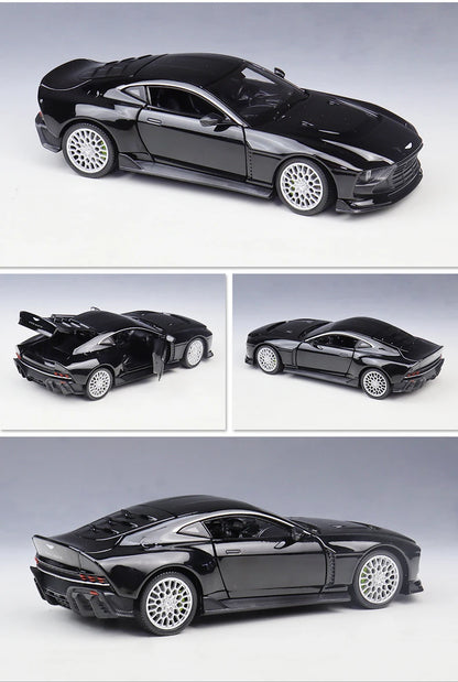 WELLY 1:24 Aston Martin Valour Supercar Alloy Car Diecasts & Toy Vehicles Car Model Miniature Scale Model Car Toy For Children