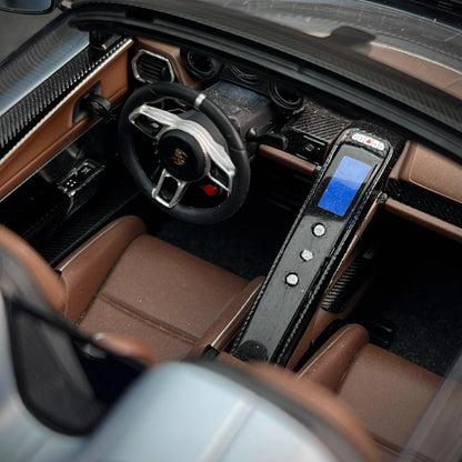 AUTOART car model simulation 1/18 Porsche 918 Car Model alloy room ornament display cars model boy collection christmas gift