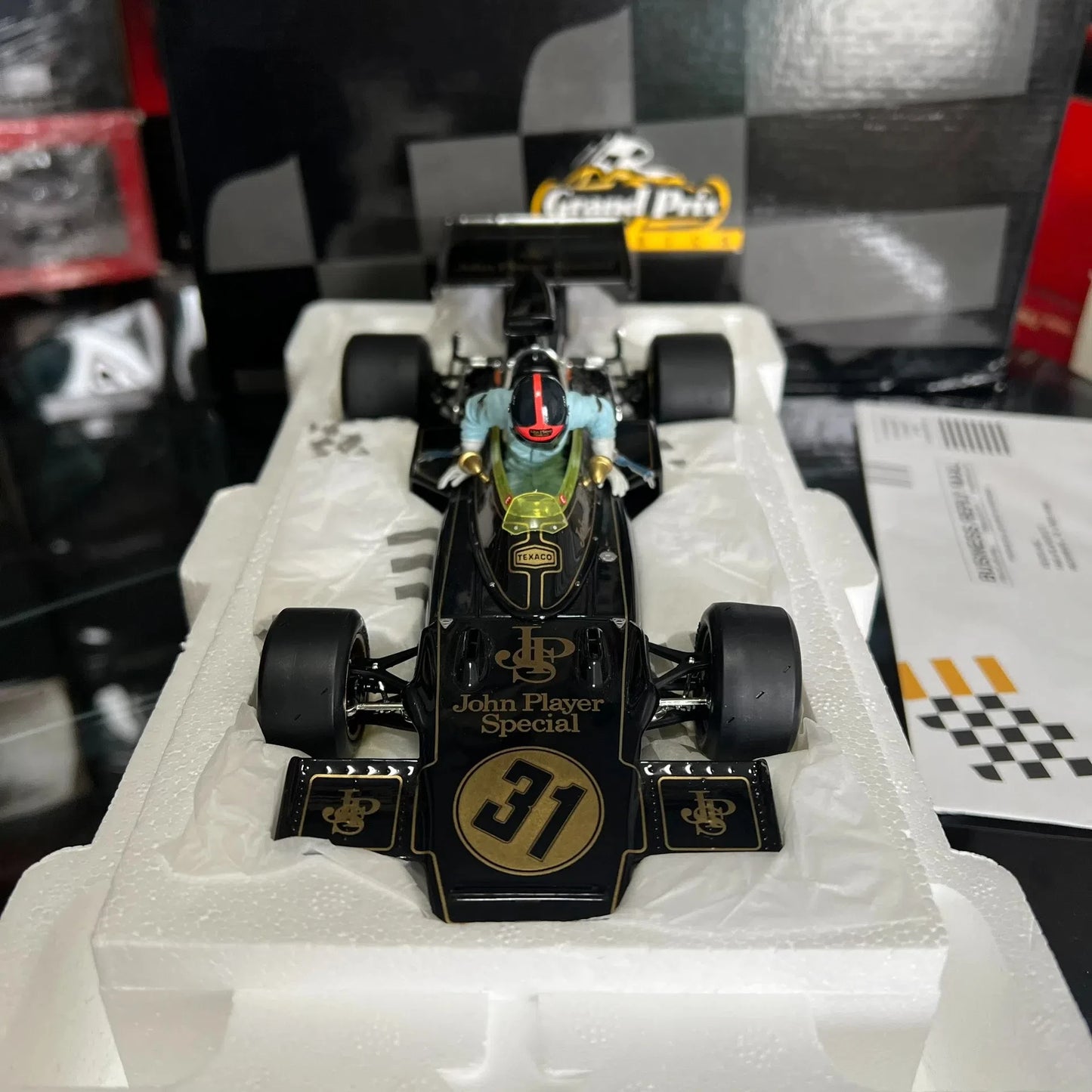 Exoto 1:18 TYPE 72 No.31 Bring a Doll Simulation Limited Edition All Open Alloy Metal Static Car Model Toy Gift