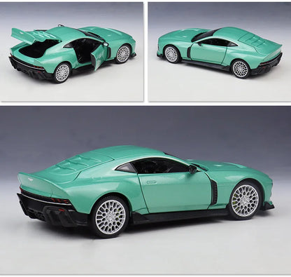 WELLY 1:24 Aston Martin Valour Supercar Alloy Car Diecasts & Toy Vehicles Car Model Miniature Scale Model Car Toy For Children