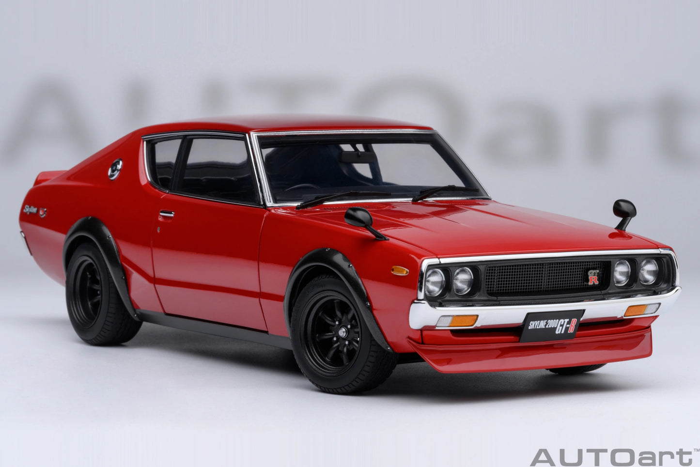 NISSAN SKYLINE 2000 GT-R (KPGC110) TUNED VERSION RS WATANABE WHEEL AUTOart 1/18 Static display model gift collection